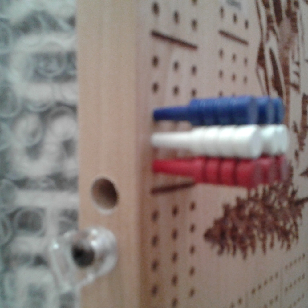 Handmade cribbage board - Picture 4 of 5
